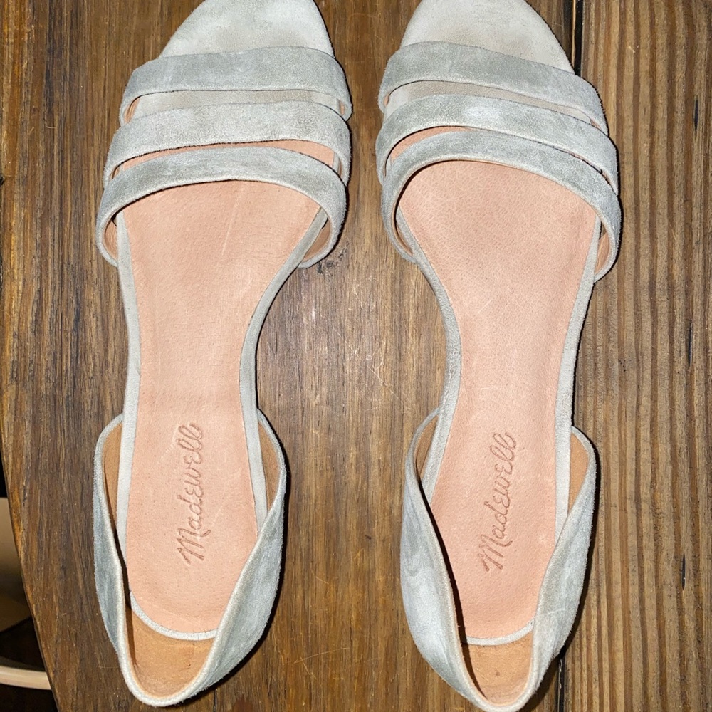 Madewell Triple Strap Sandals SZ 8